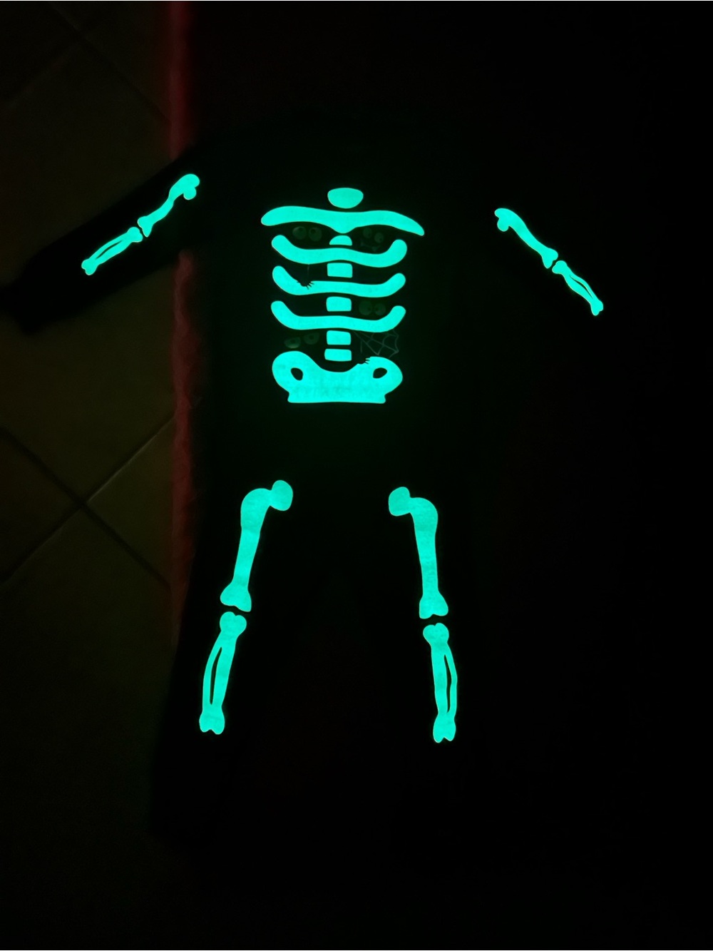 Carter’s glow in the dark skeleton pajamas
